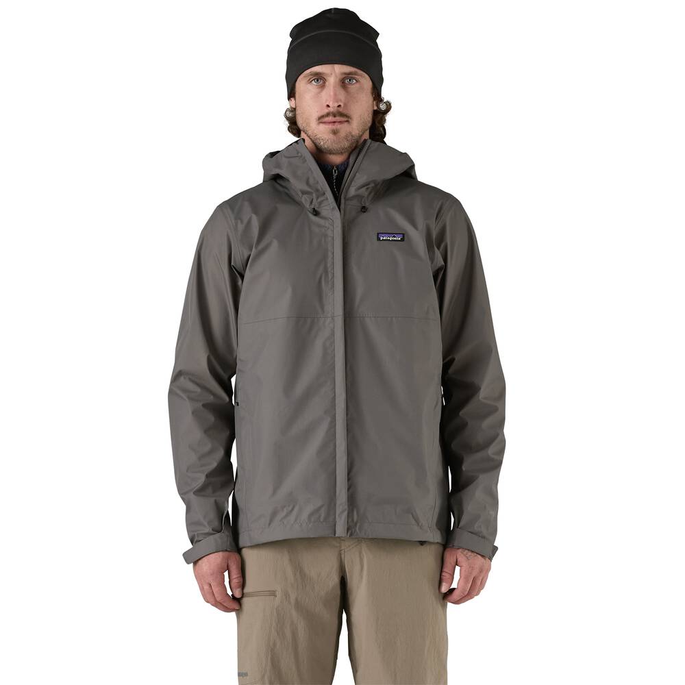 Men's 3-Layer Waterproof Rain Jacket - Gray