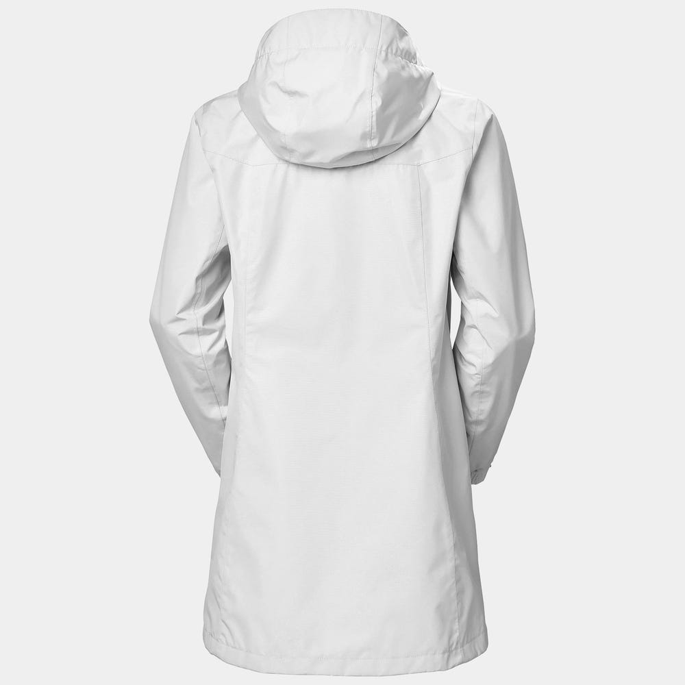 Women's Long Rain Jacket - Berry