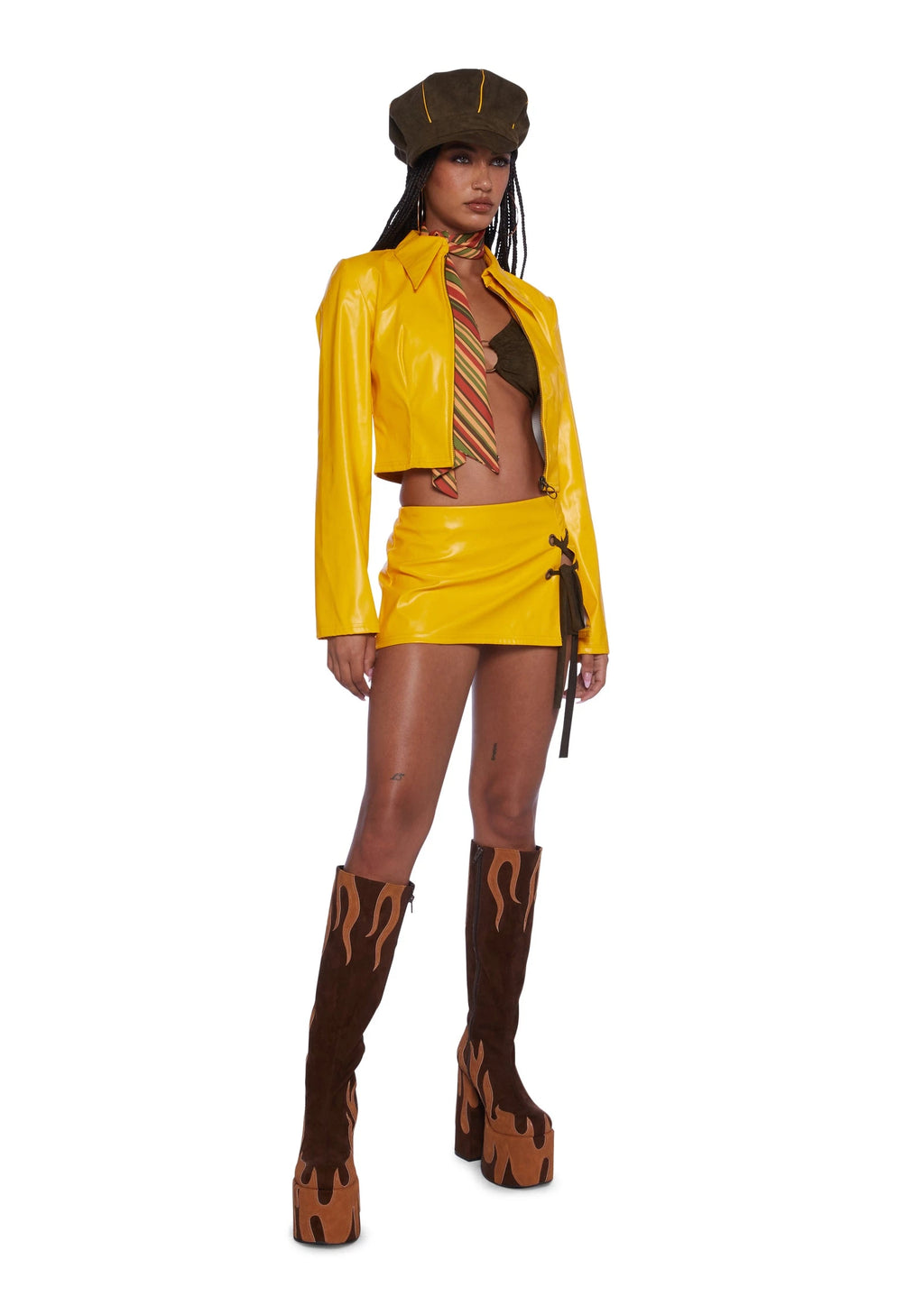 Retro Spy Costume Set - Yellow
