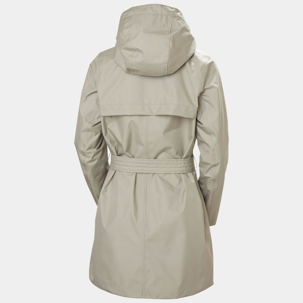 Women's Waterproof Trench Coat - Speckled
