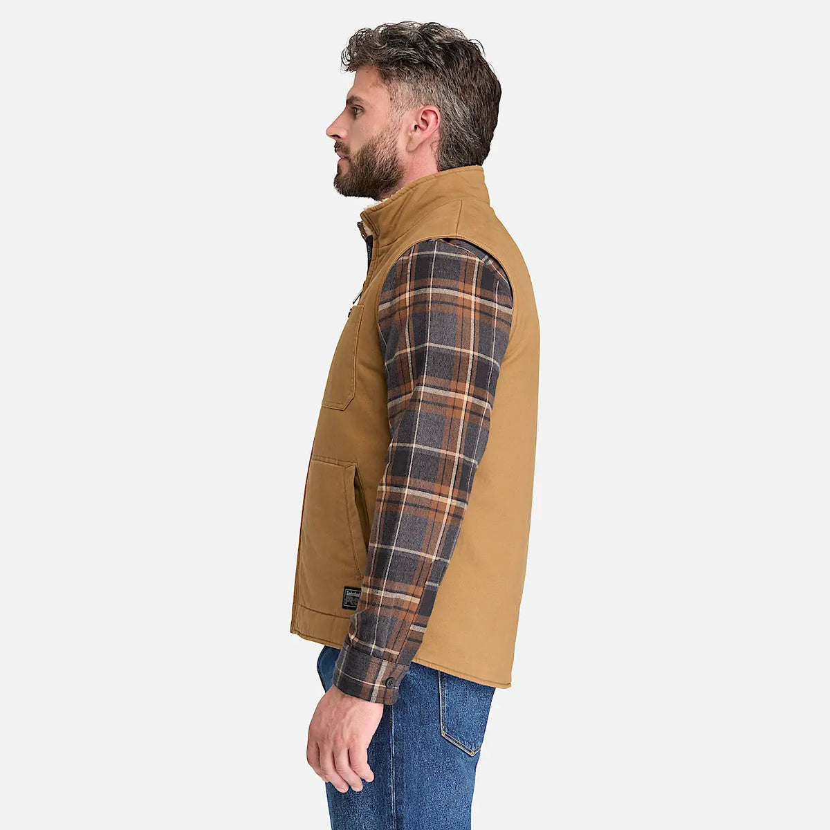 Men's Fleece-Lined Twill Vest