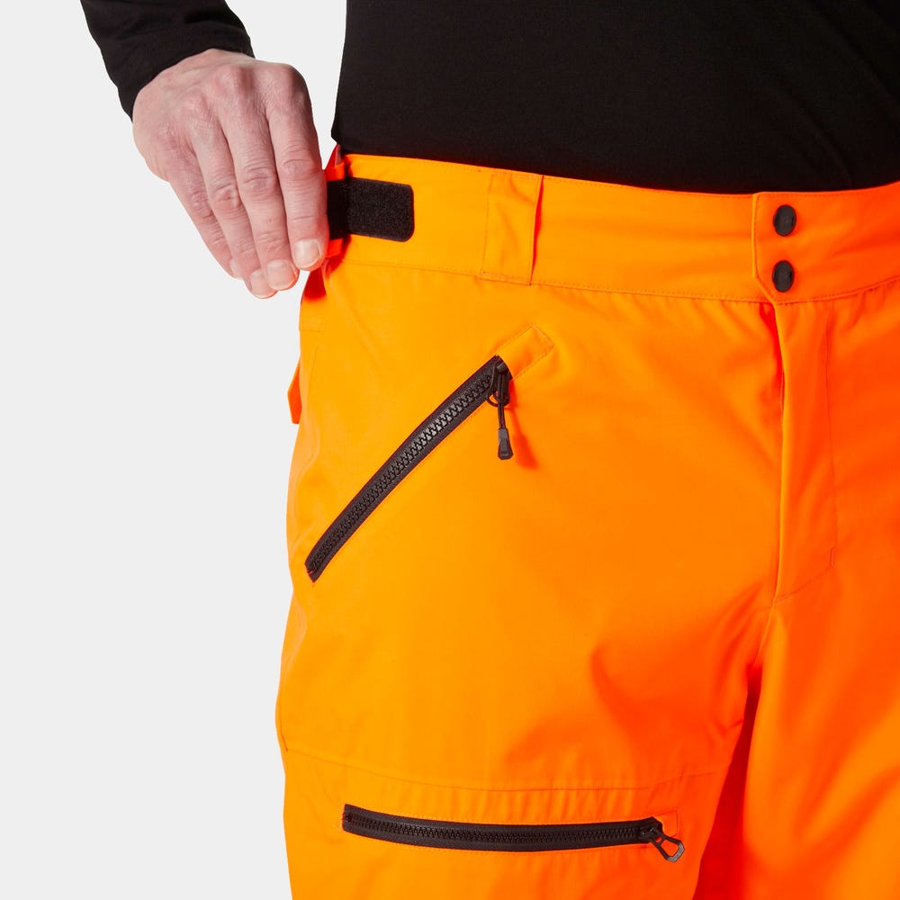 Men's Insulated Cargo Ski Pants - Violet