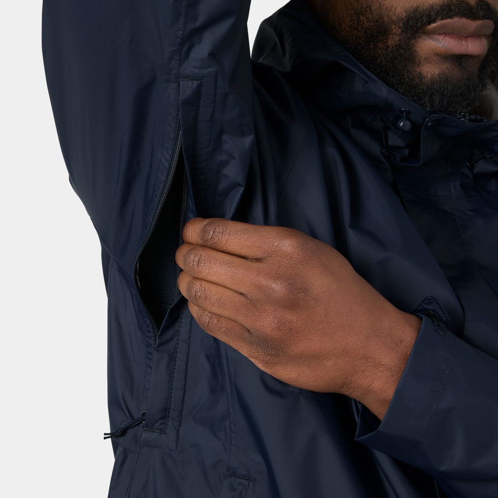 Men's Packable Waterproof Shell Jacket - Green