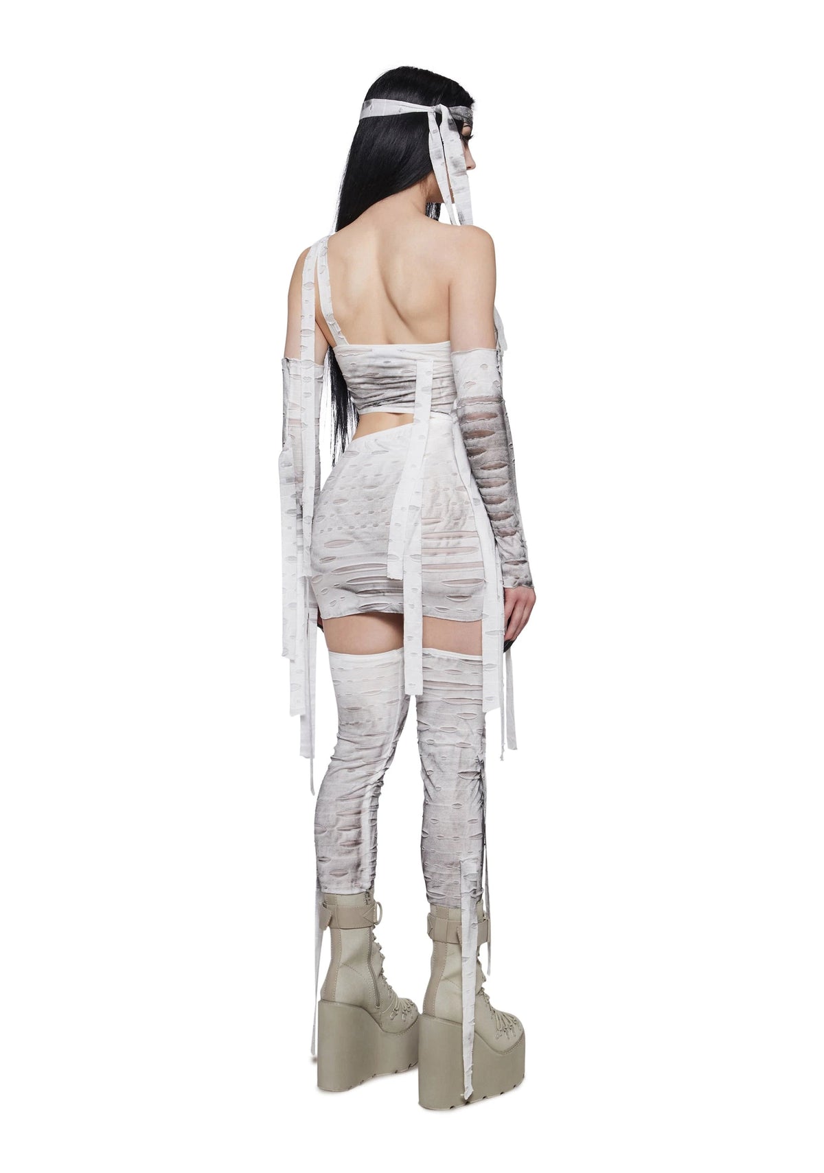 Ivory Wrapped Mummy Costume