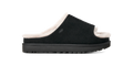 Women's Sheepskin-Lined Suede Slide