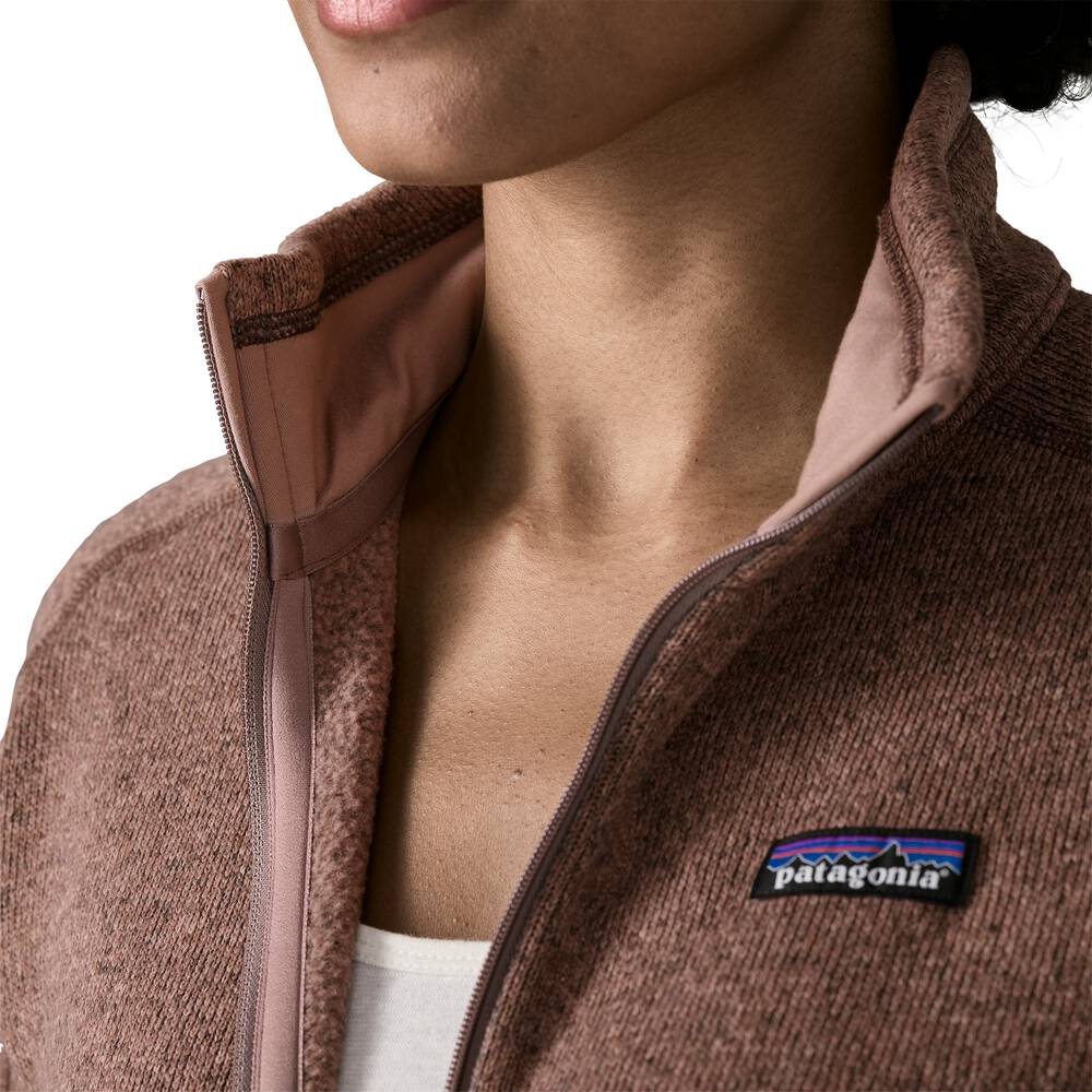 Women's Recycled Knit Fleece Jacket - Black