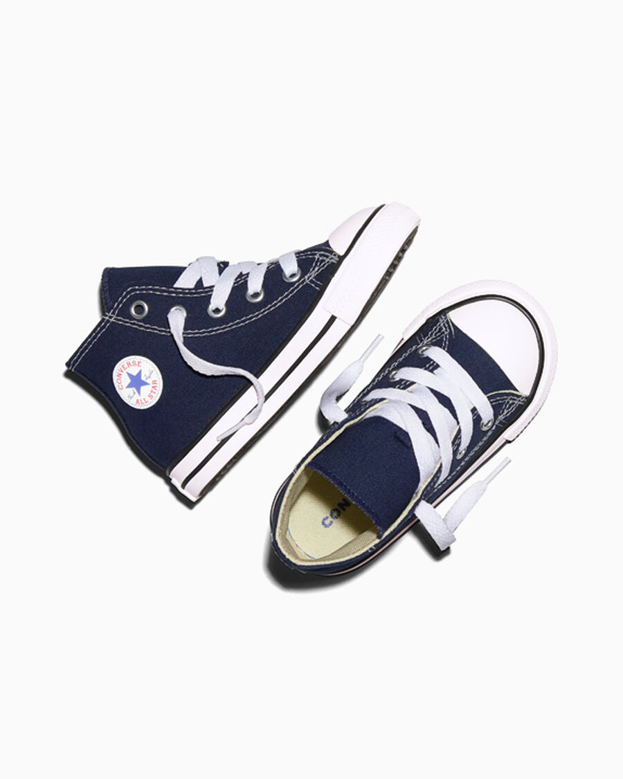 Toddler Canvas High-Top Sneaker - Multiple Colors - Navy