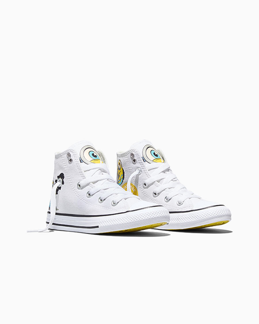 Little Kids' Canvas Character High Top Sneaker - Yellow