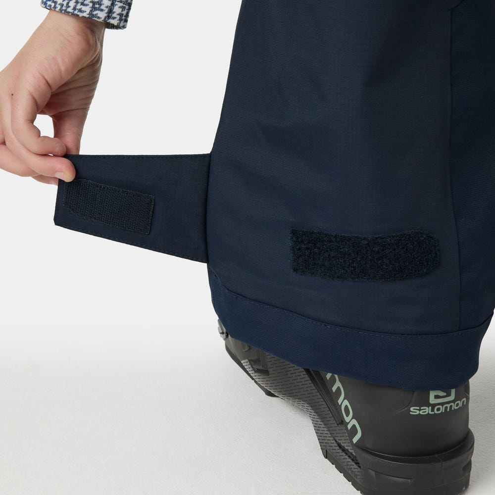 Juniors' Insulated Ski Bib Pants - Black
