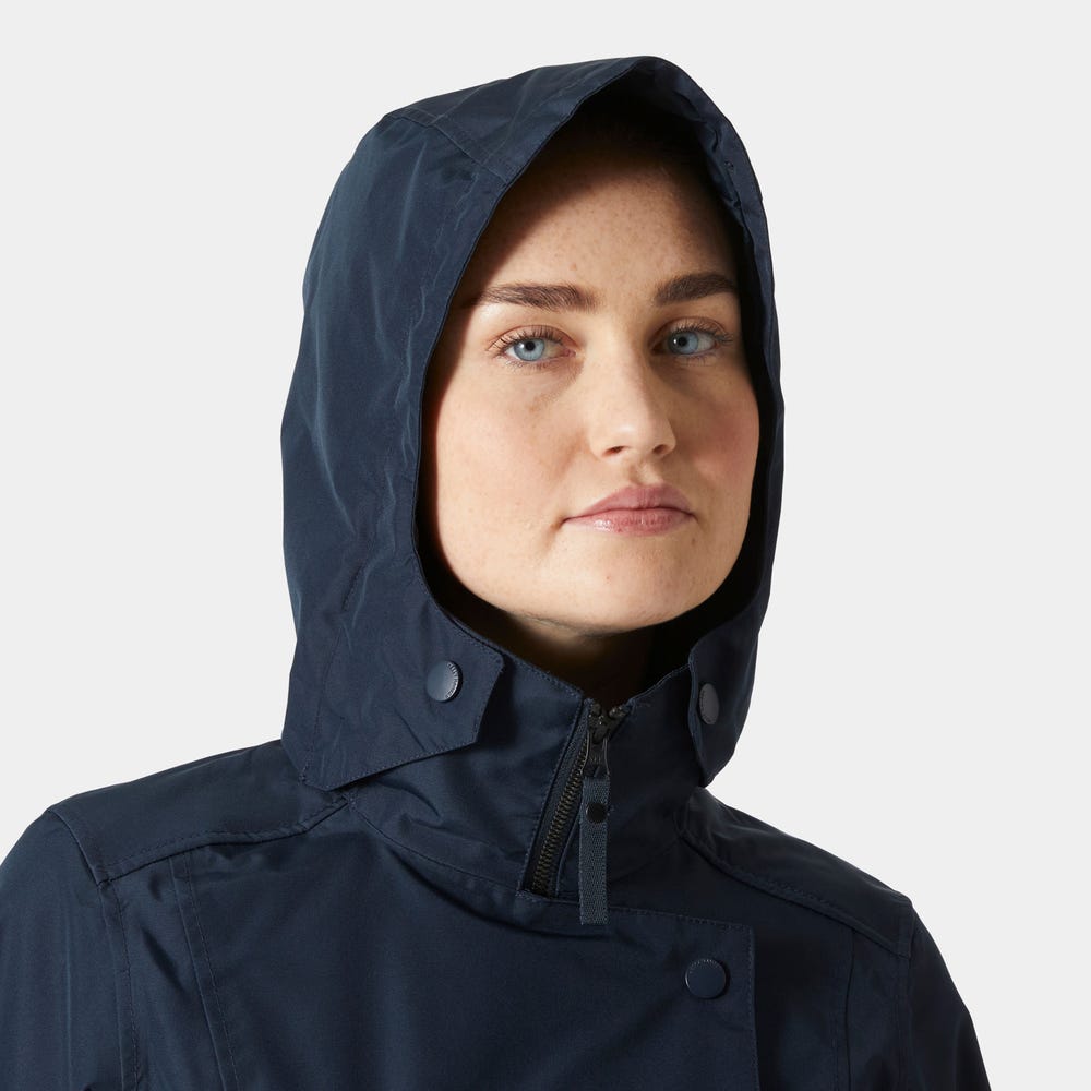 Women's Waterproof Trench Coat - Speckled