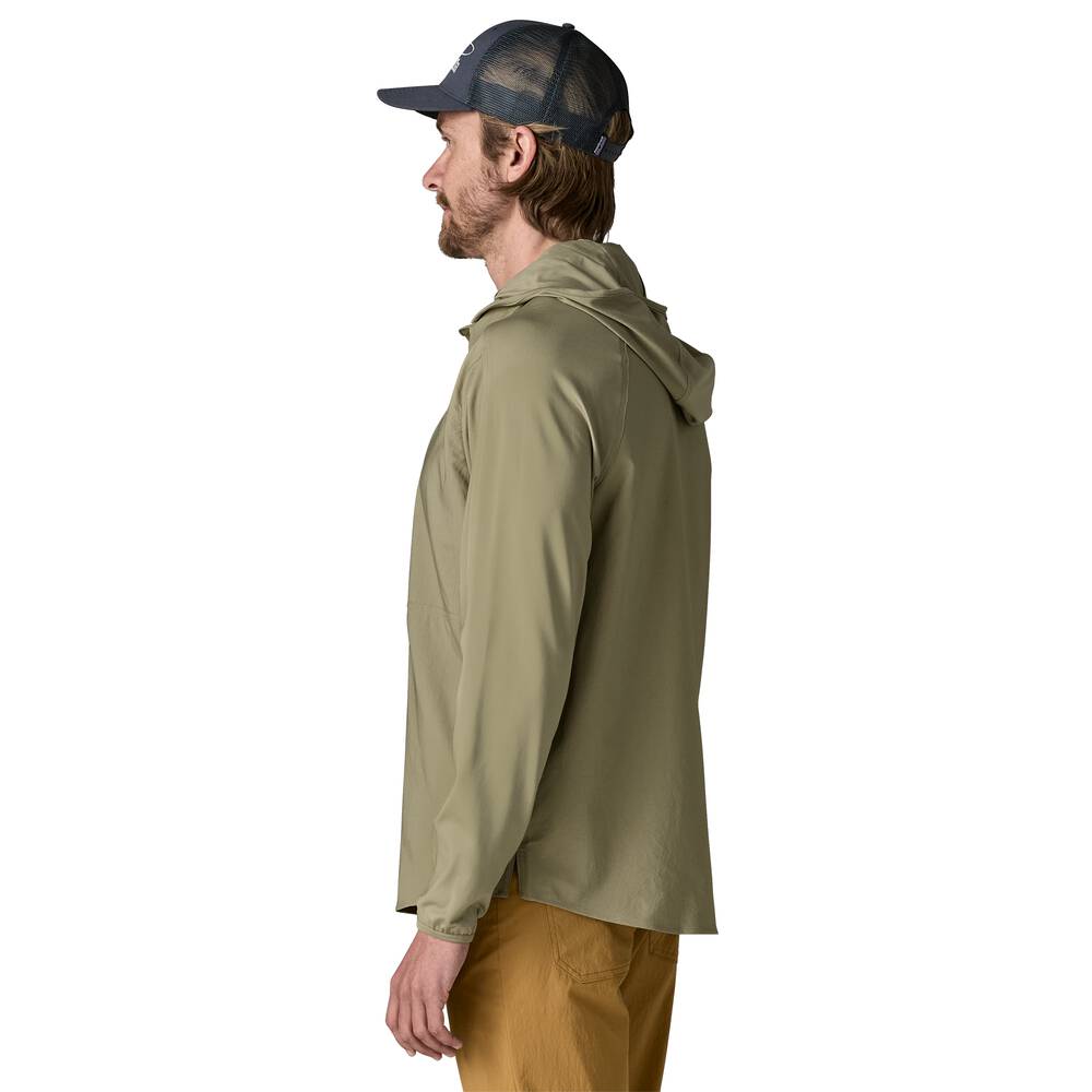 Men's Sun Protection Fishing Hoodie - Gray