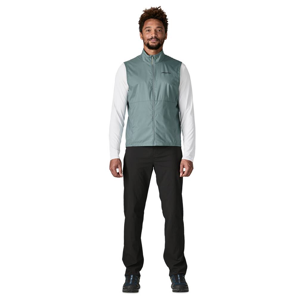 Men's Packable Windproof Cycling Vest - Blue