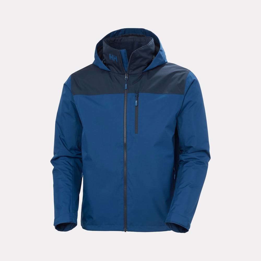 Men's Hooded Insulated Sailing Jacket - Navy
