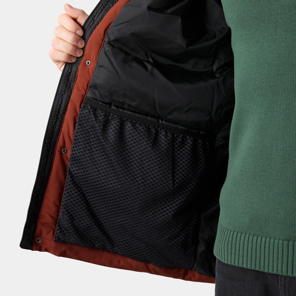 Men's Insulated Waterproof Parka - Gray Green