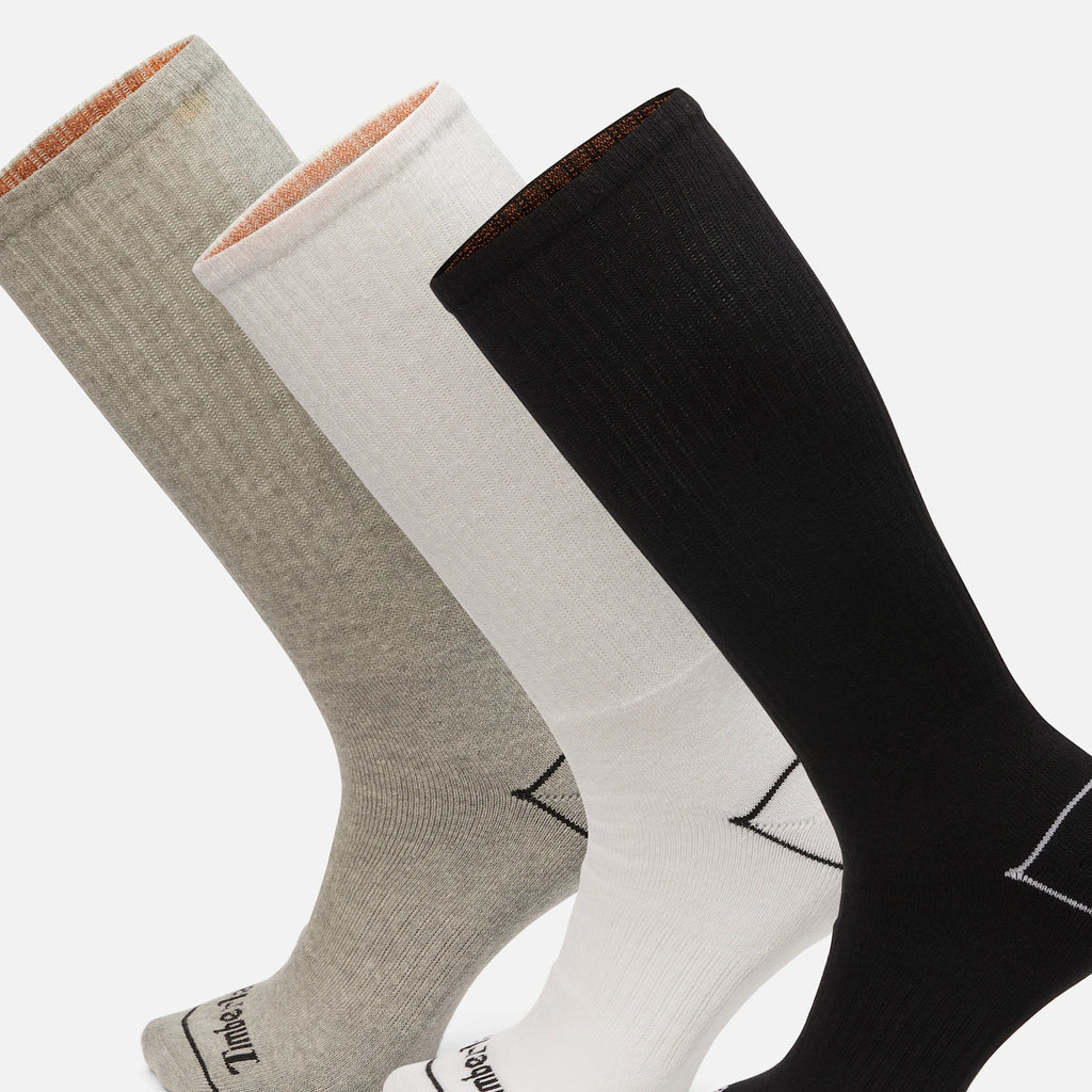 3-Pack Full Cushion Crew Socks