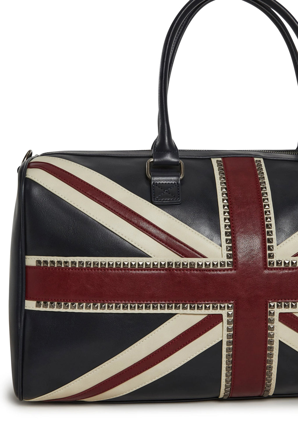 Studded Flag Panel Weekender Bag - Multi