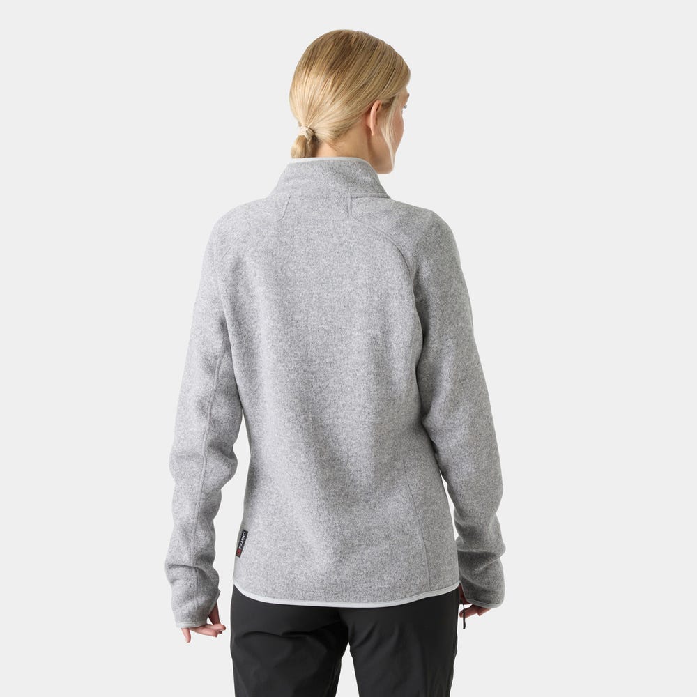 Women's Recycled Fleece Jacket - Gray