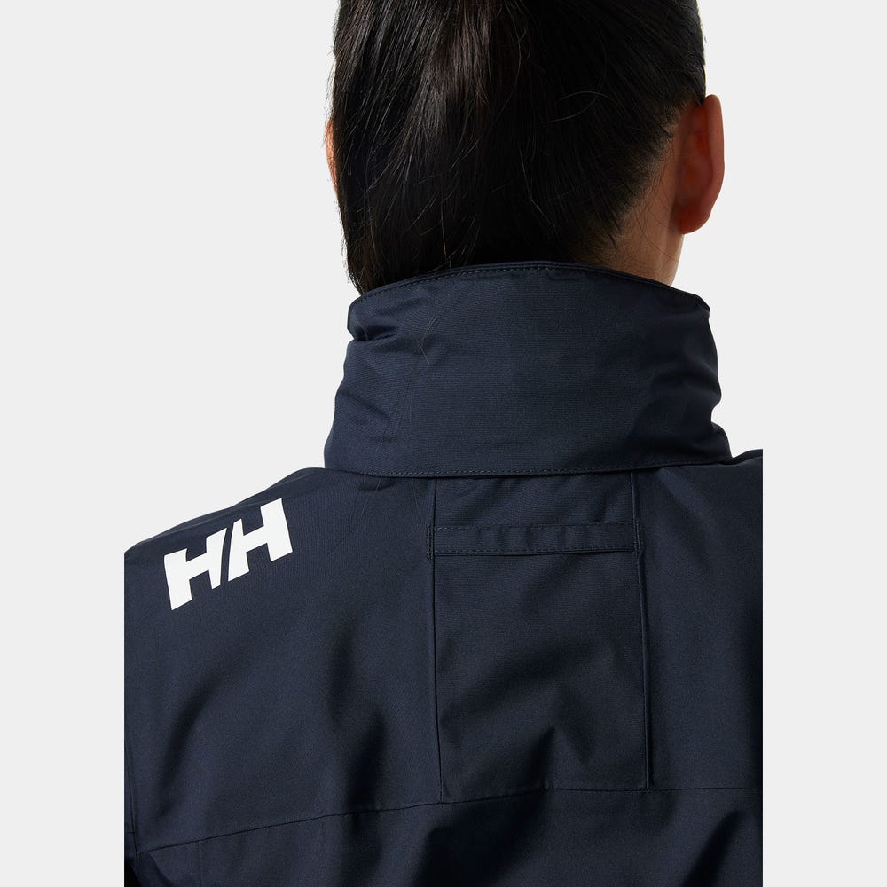 Women's Hooded Sailing Rain Jacket - Black