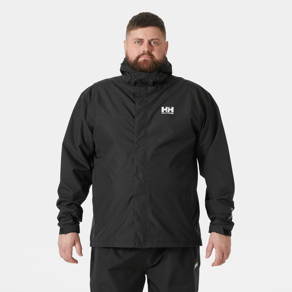Men's Waterproof Rain Jacket - Mustard