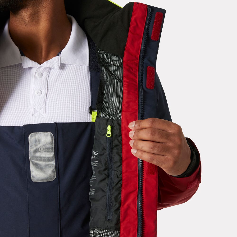 Men's Waterproof Sailing Jacket - Red