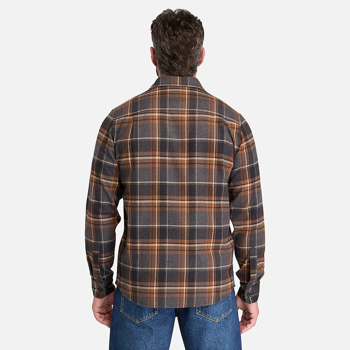 Men's Double-Pocket Flannel Work Shirt