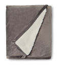 Reversible Sherpa Fleece Throw