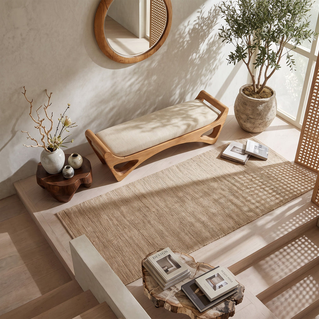 Handcrafted Bedroom Bench For Functional Furniture Styling
