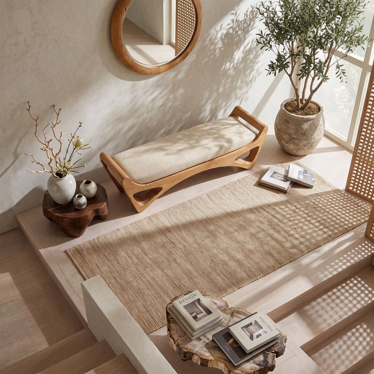 Handcrafted Bedroom Bench For Functional Furniture Styling
