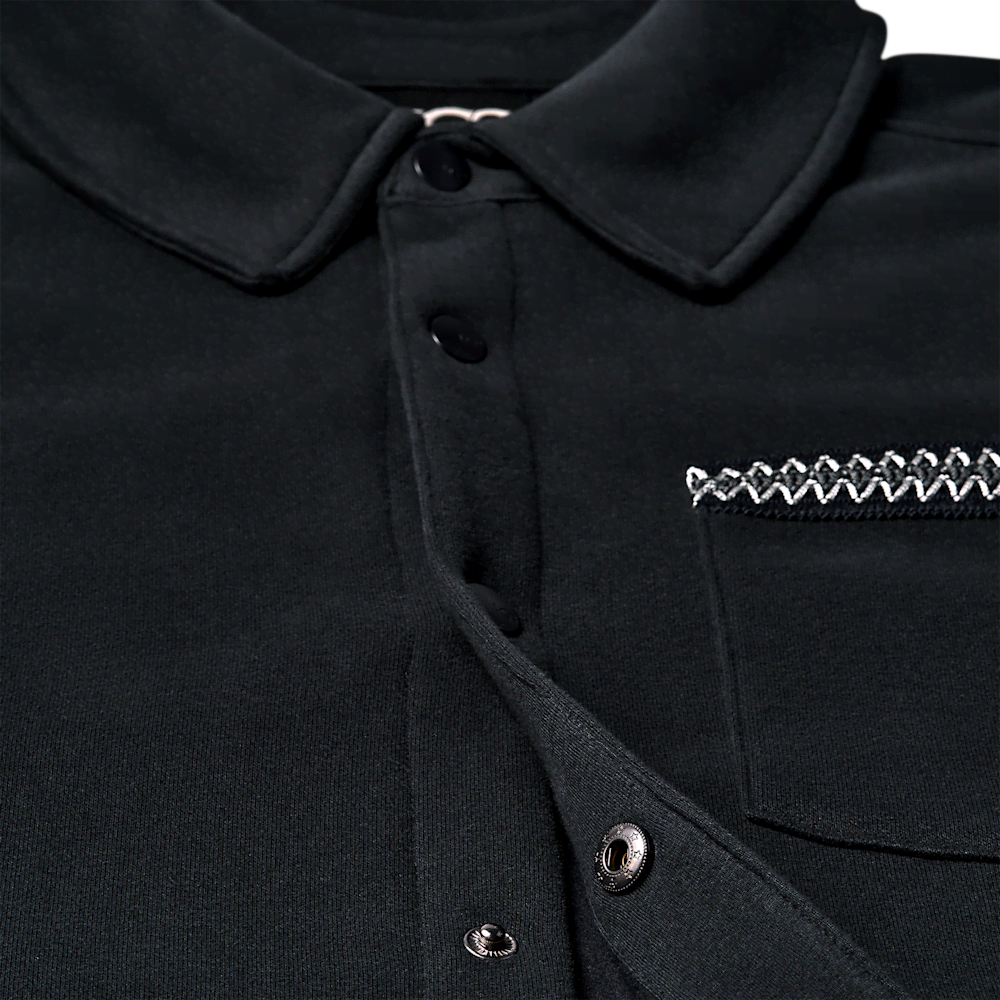 Men's Relaxed Button-Up Shirt Jacket - Heather