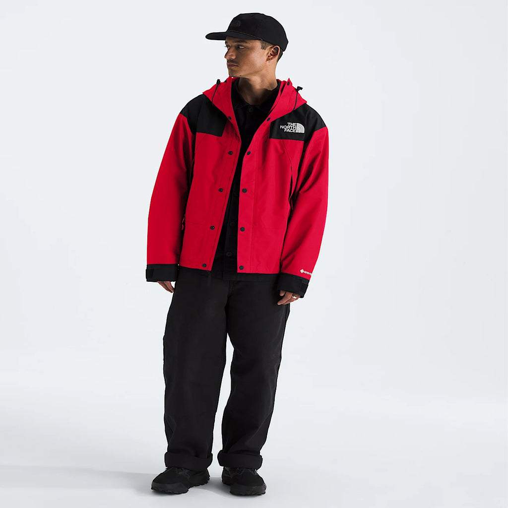 Men's Waterproof Shell Jacket - Red/Black