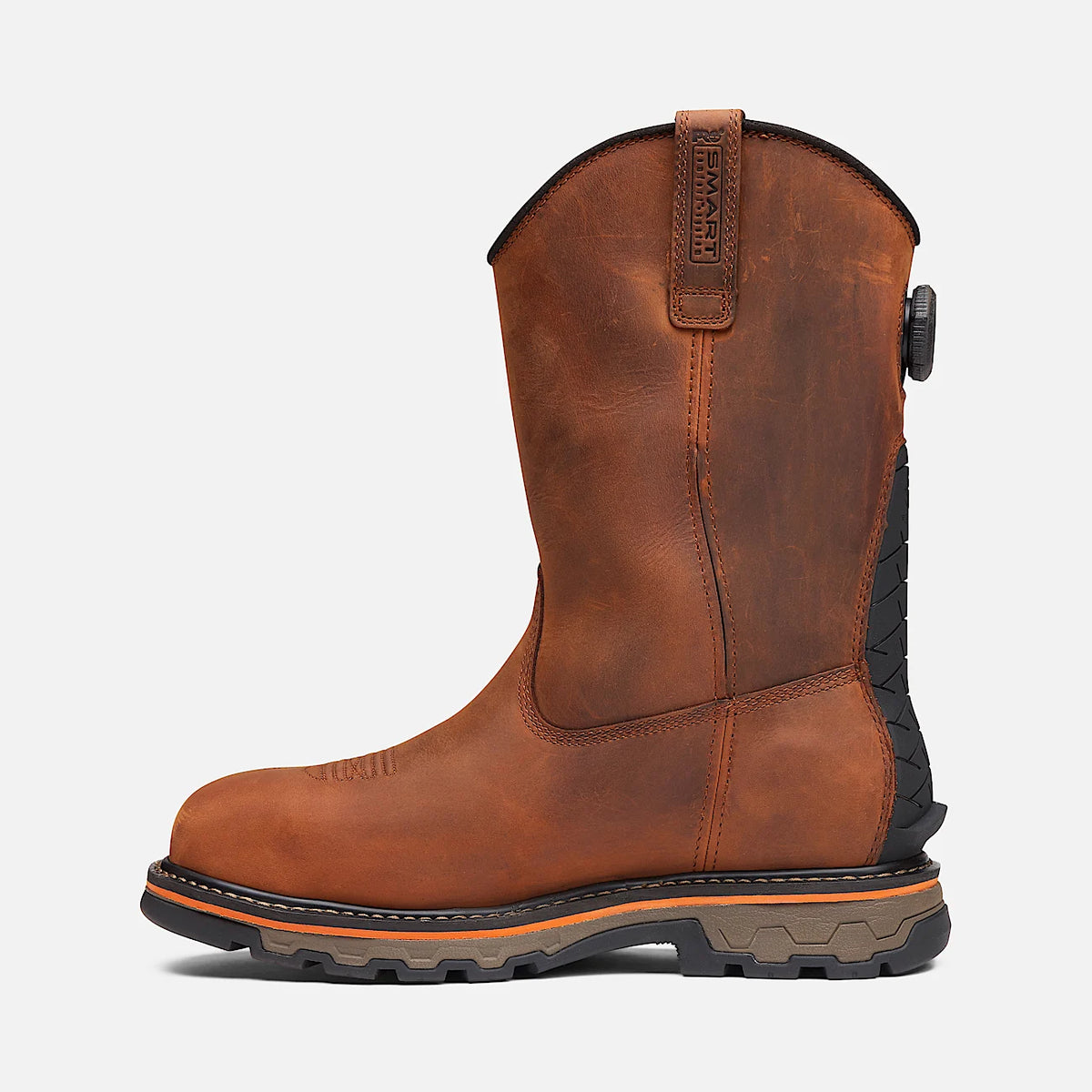 Men's Pull-On Work Boot With Dial Closure