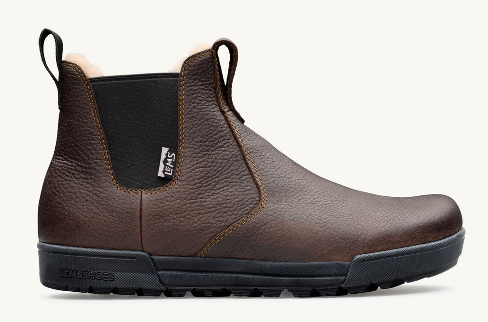 Men's Waterproof Leather Chelsea Boot - Brown