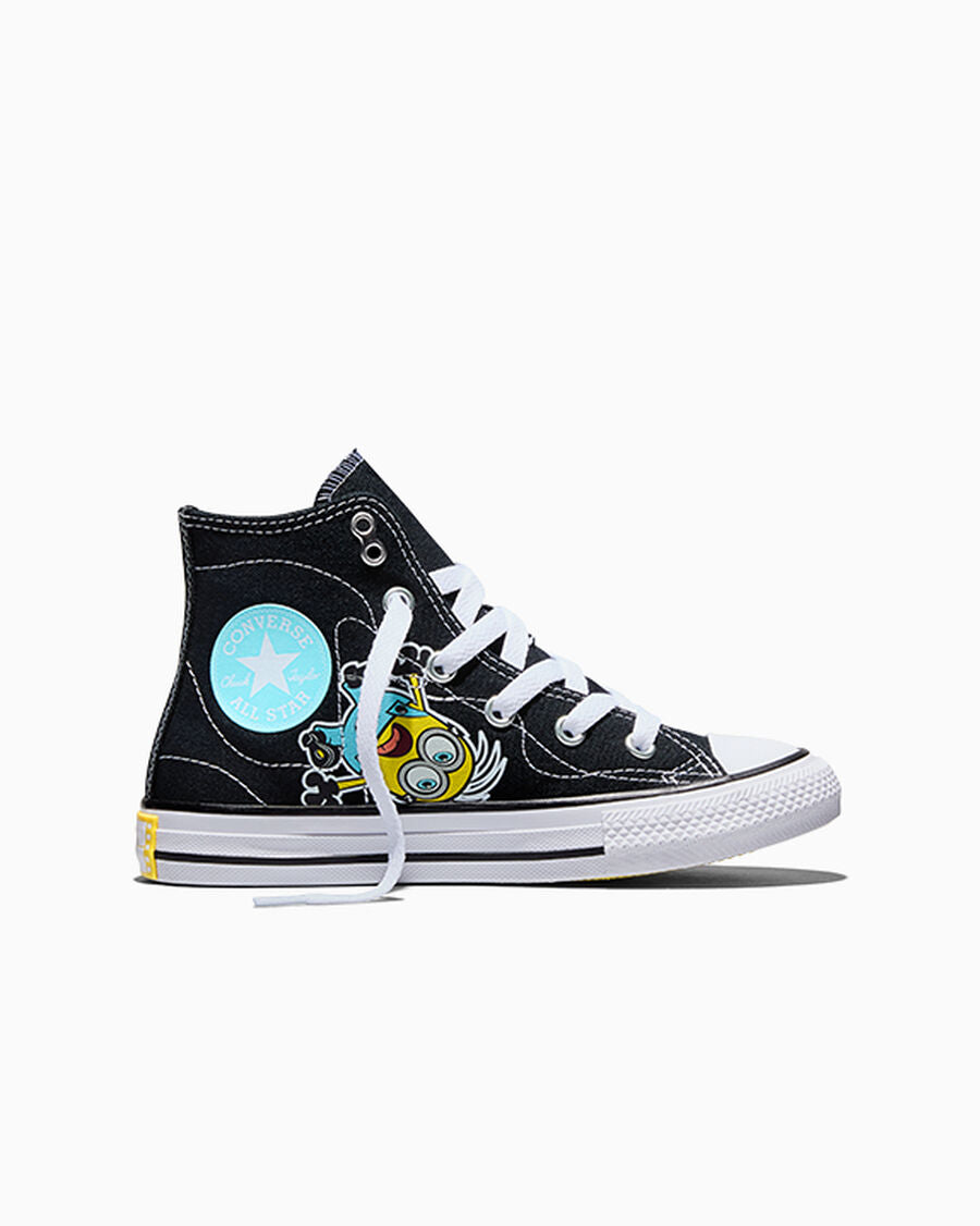 Little Kids' Canvas High Top Sneaker - Yellow