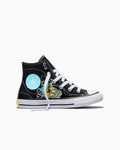 Little Kids' Canvas High Top Sneaker - Yellow