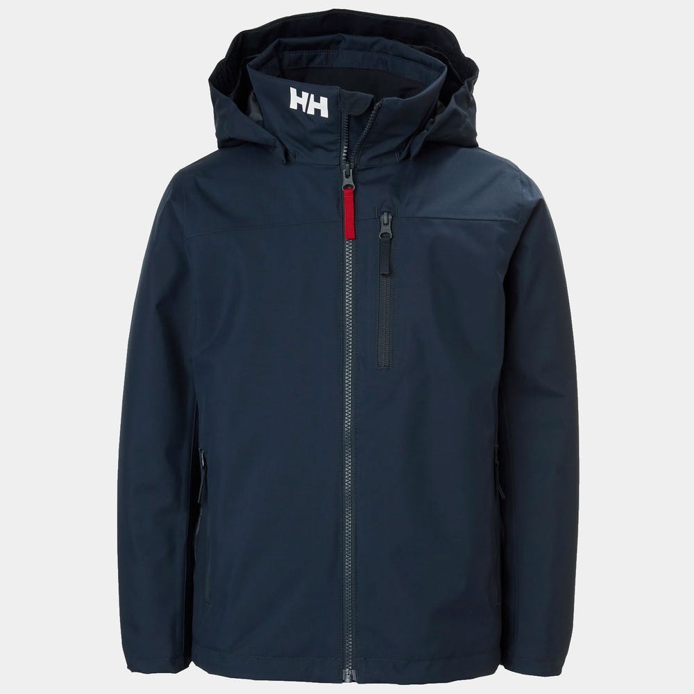 Kids' Fleece-Lined Rain Jacket - White
