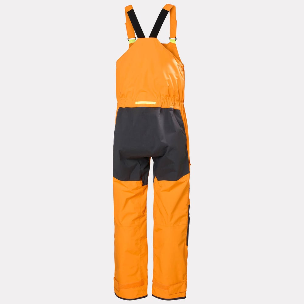Men's Waterproof Sailing Bib Pants - Orange