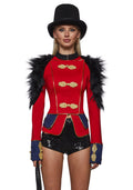 Circus Ringmaster Costume Set - Red