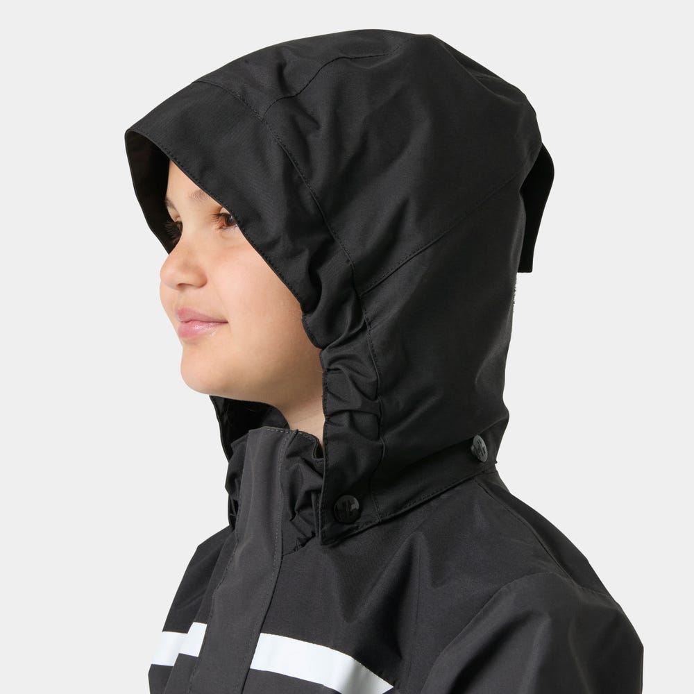 Juniors' Hooded Sailing Rain Jacket - Cream