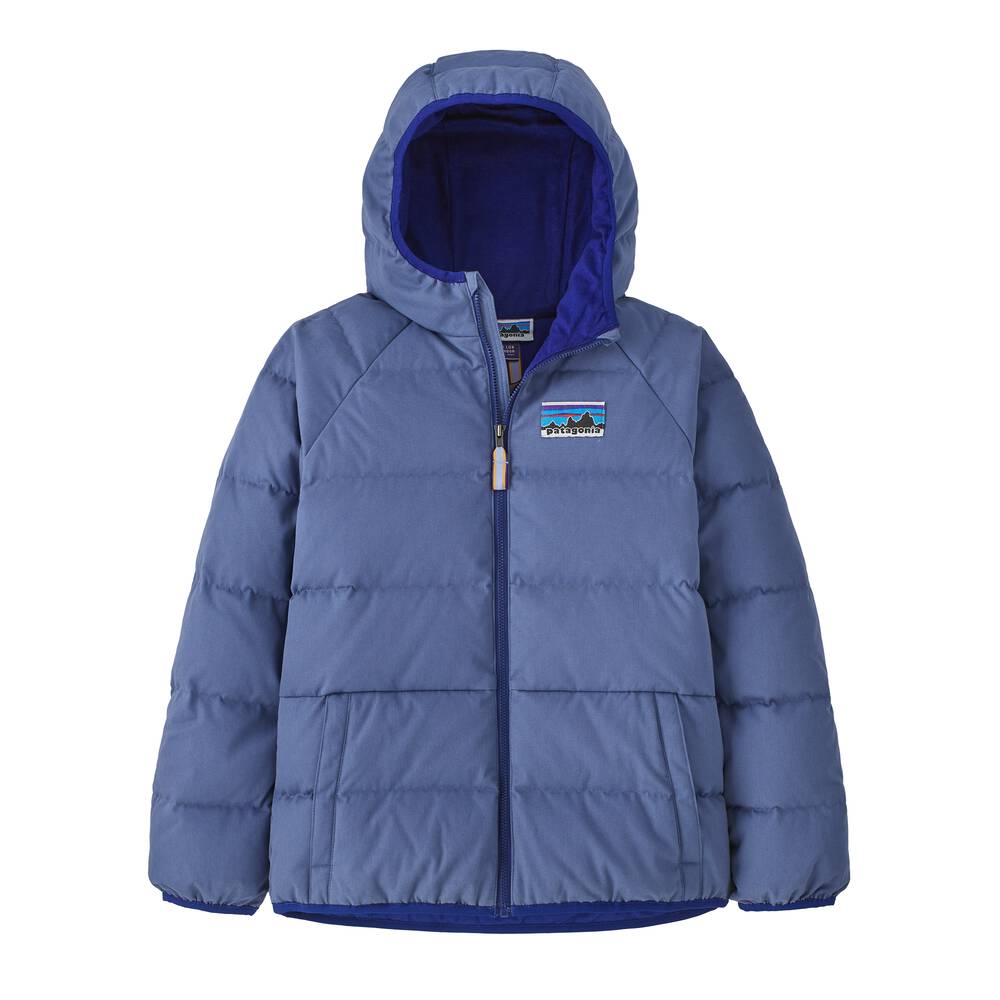 Used Kids' Hooded Down Jacket - Blue