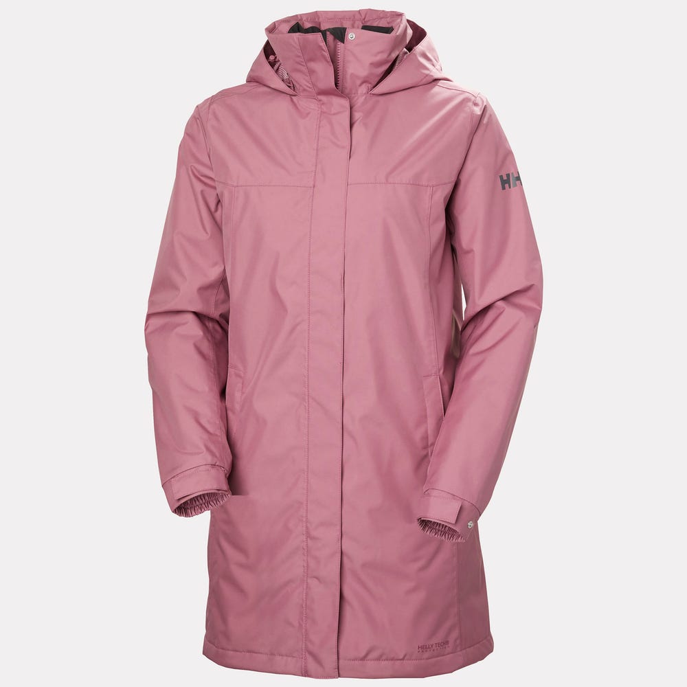 Women's Insulated Rain Coat - White