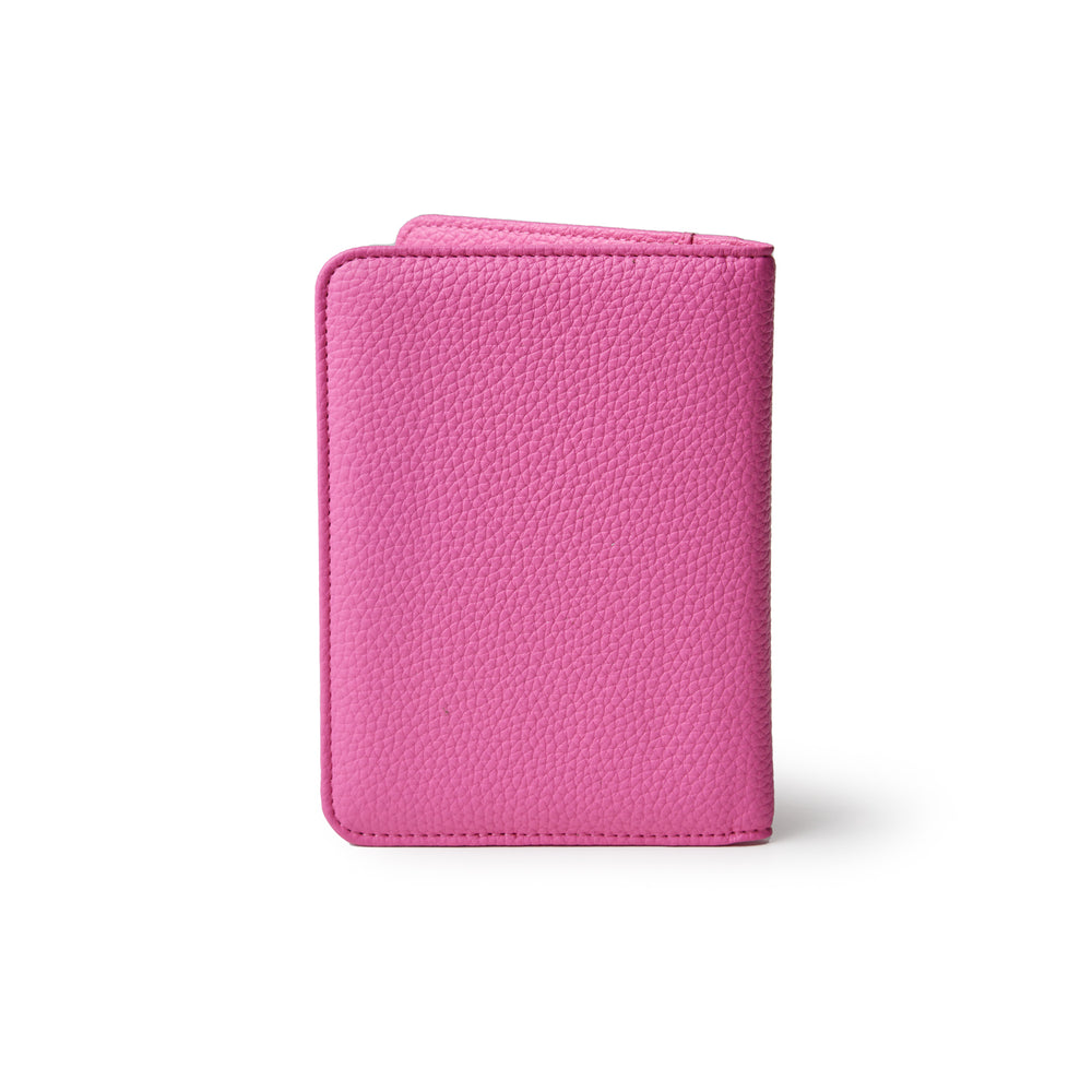 Textured Passport Holder - Hot Pink