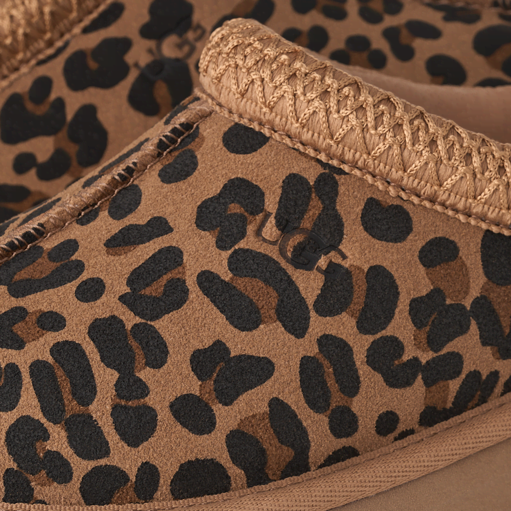 Kids' Animal Print Suede Platform Clogs