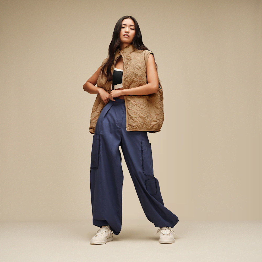 All-Gender Reversible Printed Fleece Vest