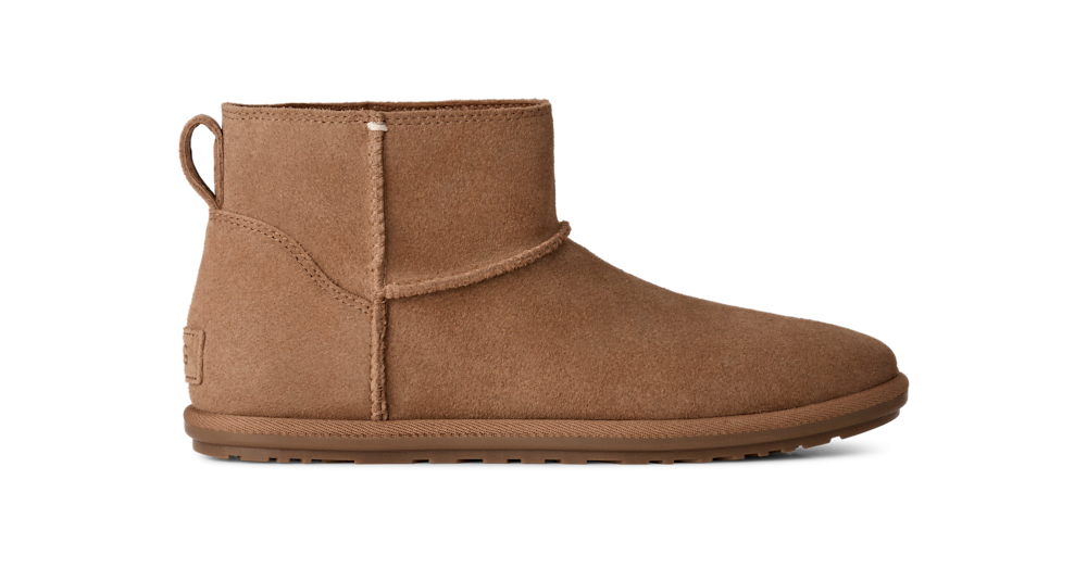 Women's Unlined Leather Mini Boot - Sand