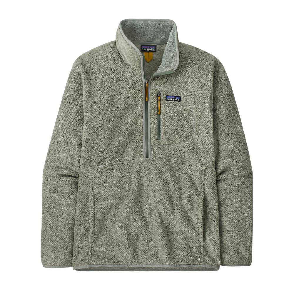 Used Men's High-Pile Half-Zip Fleece - Black
