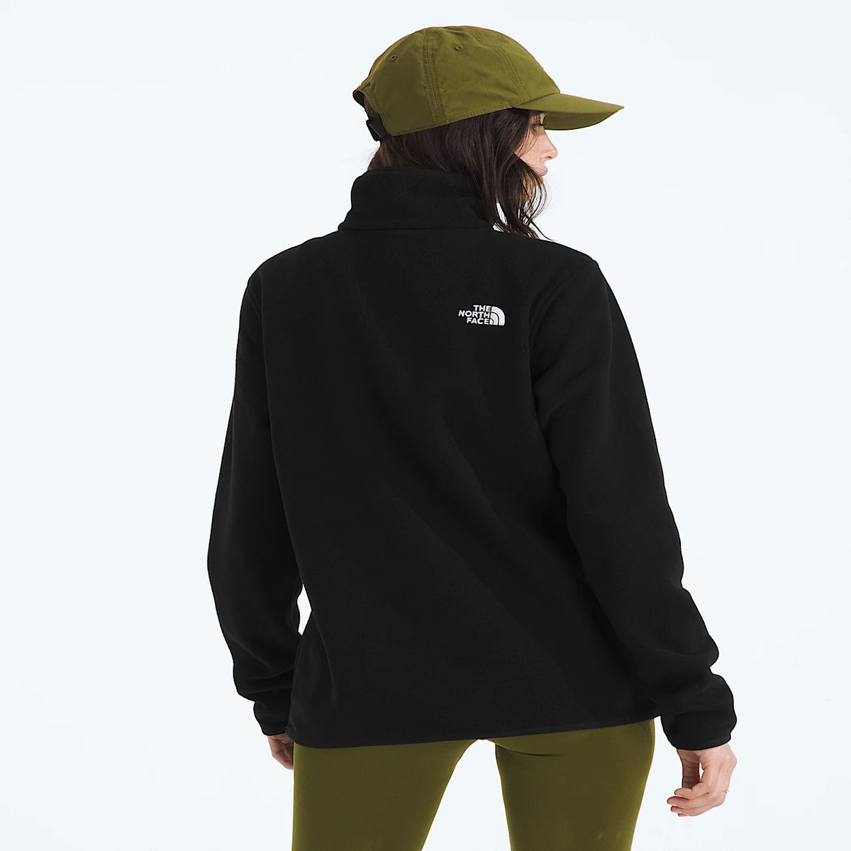 Women's Quarter-Zip Fleece Jacket - Black