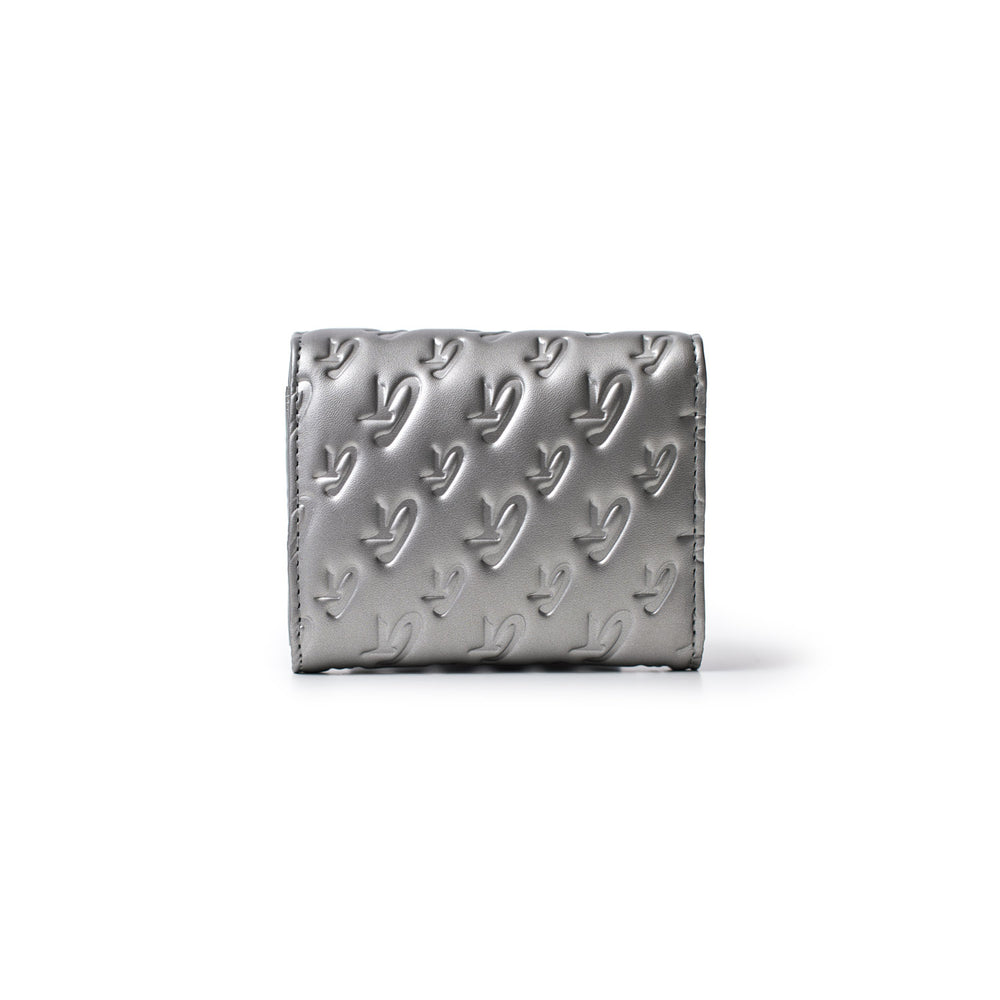 Chain Strap Wallet Crossbody - Platinum