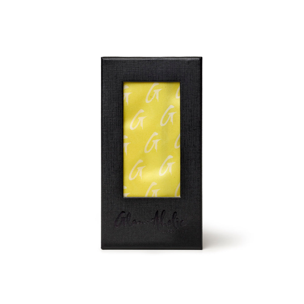 Large Printed Silk Scarf - Yellow