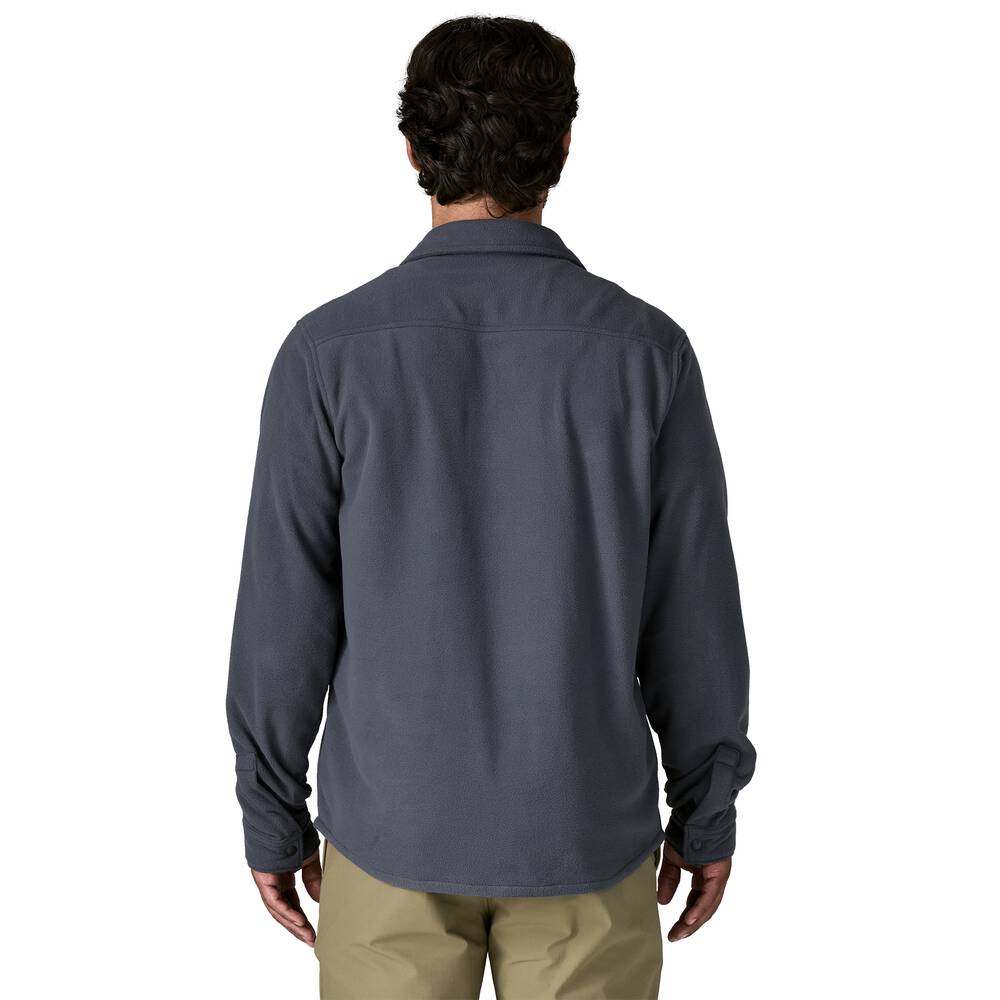 Men's Recycled Microfleece Snap Shirt - Green