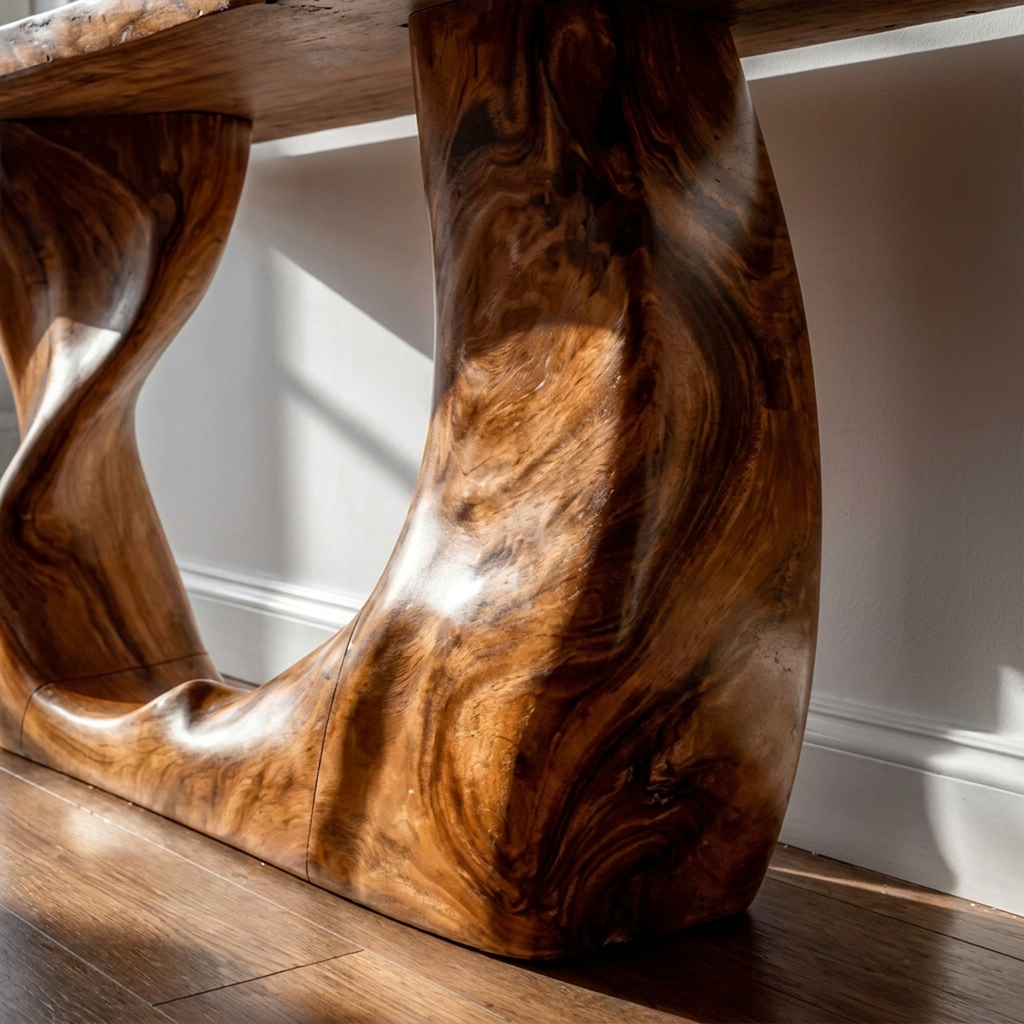 Rustic Modern Console Table